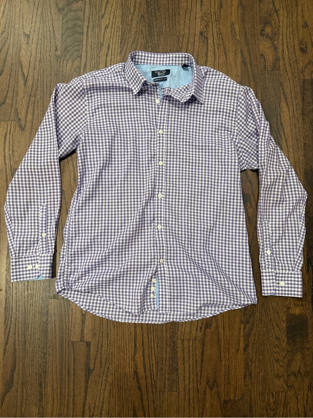 Original Penguin Purple Gingham Dress Shirt